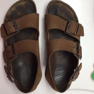 Birkenstock Milano Brown Sandals Size 38